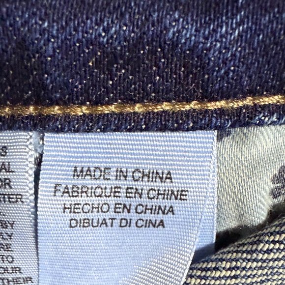 Lucky Brand Reese Boyfriend Jeans Womens Plus 24W Blue Denim Cropped Tapered Leg - Picture 9 of 11